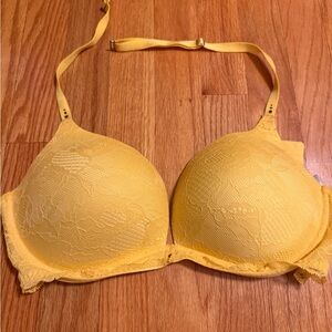 Victoria's Secret Sunny Yellow Lace Bra